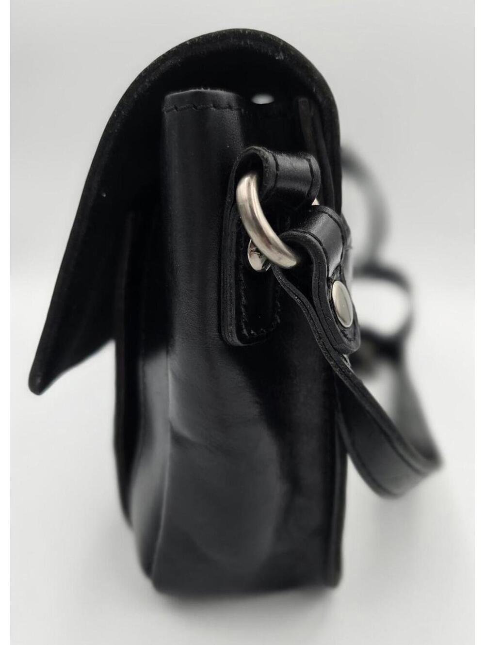 NWT Patricia Nash Black Gradina Flap Leather Crossbody Purse - Picture 8 of 9
